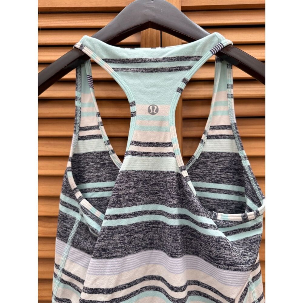 Lululemon Striped Racerback Tank - Picture 4 of 5